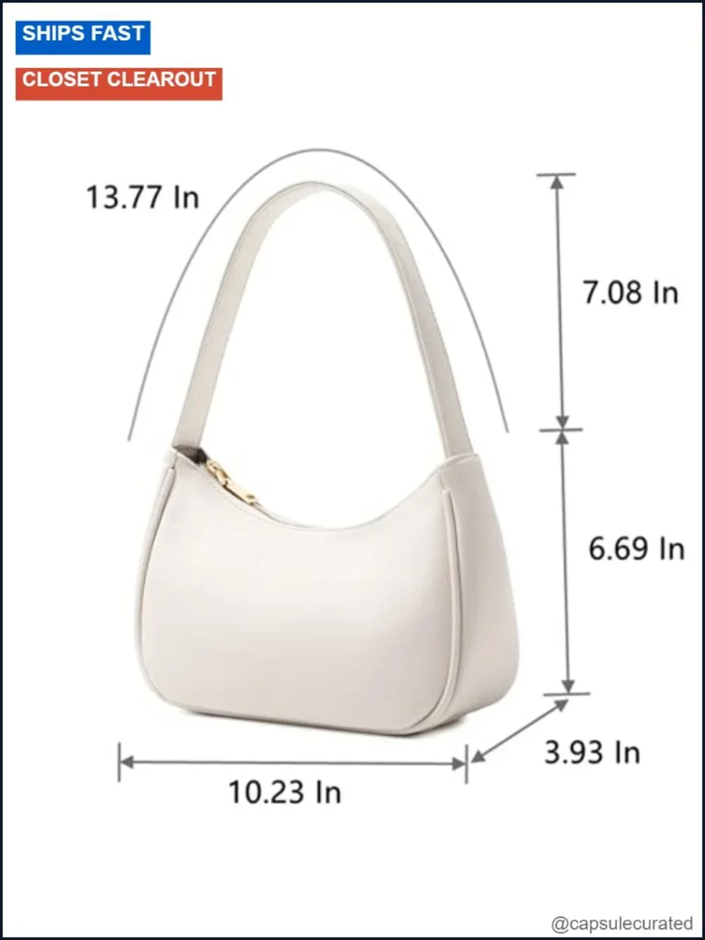 PU Leather Hobo Shoulder Bag with Zipper, Cute & Spacious Tote for Women